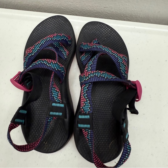 Chaco Shoes Z2 Classic Sandals Womens Size 9 Pink Blue Black Outdoor Casual - Picture 6 of 8